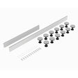 Hudson Reed 1300-1800mm Shower Tray Leg Set With Plinth, Legs, Clips & Screws