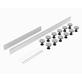 Hudson Reed 1300-1800mm Shower Tray Leg Set With Plinth, Legs, Clips & Screws