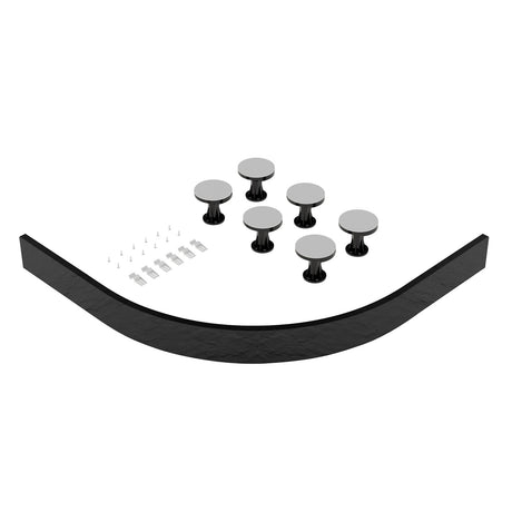 Hudson Reed 700-900mm Quad & Offset Tray Leg Set Including Plinth, Legs, Clips & Screws
