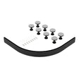 Hudson Reed For Pearlstone 1000-1200mm Quadrant & Offset Trays Leg Set With Plinth, Legs, Clips & Screws