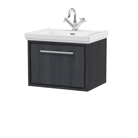 Lille 600mm Wall Hung Single Drawer Vanity with Basin - 1 Tap Hole
