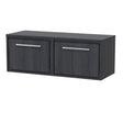 Hudson Reed Lille 605mm Wall Hung Single Drawer Vanity Unit Including Worktop, Handle