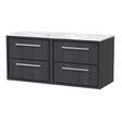 Hudson Reed Lille 610mm Wall Hung 4-Drawer Vanity Unit with Marble Worktop