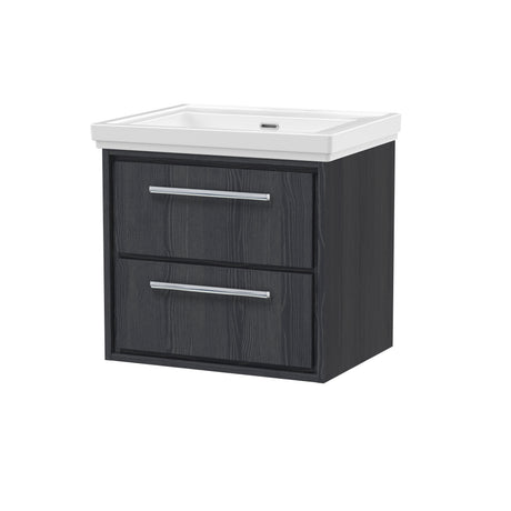 Lille 600mm Wall Hung 2-Drawer Vanity with Basin - 0 Tap Hole
