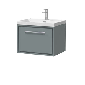 Lille 600mm Wall Hung Single Drawer Vanity with Basin - 1 Tap Hole