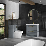 Lille 600mm Floor Standing 2-Drawer Vanity with Basin - 1 Tap Hole