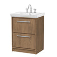 Lille 600mm Floor Standing 2-Drawer Vanity with Basin - 3 Tap Hole