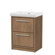 Lille 600mm Floor Standing 2-Drawer Vanity with Basin - 0 Tap Hole