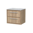 Hudson Reed Lille 600mm Wall Hung 2-Drawer Vanity Unit with Marble Worktop