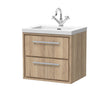 Lille 600mm Wall Hung 2-Drawer Vanity with Basin - 1 Tap Hole