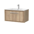 Lille 800mm Wall Hung Single Drawer Vanity with Basin - 1 Tap Hole
