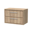 Hudson Reed Lille 800mm Wall Hung 2-Drawer Vanity Unit With Worktop