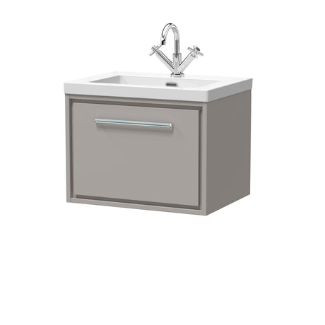 Lille 600mm Wall Hung Single Drawer Vanity with Basin - 1 Tap Hole