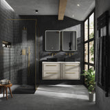 Lille 1200mm Wall Hung 4-Drawer Vanity with Marble Worktop