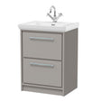 Lille 600mm Floor Standing 2-Drawer Vanity with Basin - 1 Tap Hole