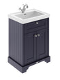 Hudson Reed Old London 600mm Floor Standing 2 Door Vanity Unit & 1 Tap Hole Fireclay Basin