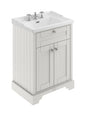 Hudson Reed Old London 600mm Floor Standing Vanity Unit With 3 Tap Hole Ceramic Basin
