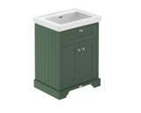 Hudson Reed Old London 600mm Floor Standing 2 Door Vanity Unit & 0 Tap Hole Fireclay Basin