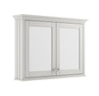 Hudson Reed Old London 1050mm 2 Door Timeless Sand Wall Hung Mirror Cabinet With Handles
