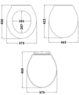 Chancery Top Fix Soft Close Toilet Seat