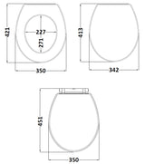 Richmond Carlton Toilet Seat