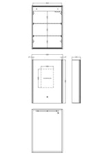 Pavo 500mm Mirror Cabinet