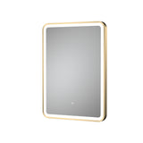Hydrus 700mm x 500mm Brushed Brass Framed Mirror
