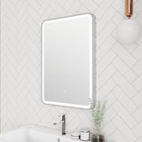 Hydrus 700mm x 500mm Silver Framed Mirror