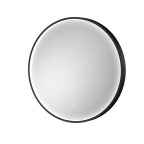 Mensa Black Inset Frame LED Mirror - 600mm