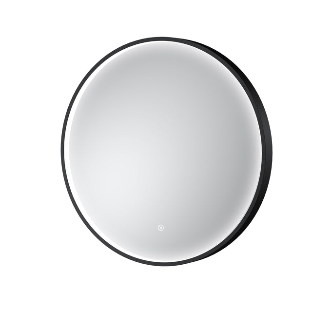 Mensa Black Inset Frame LED Mirror - 600mm