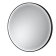 Mensa Black Inset Frame LED Mirror - 800mm