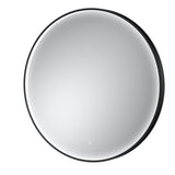 Mensa Black Inset Frame LED Mirror - 800mm