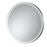 Mensa Polished Chrome Inset Frame LED Mirror - 800mm
