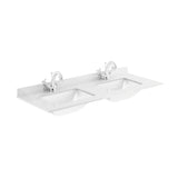 Lille 1200mm Wall Hung Single Drawer Vanity with Marble Worktop Basin