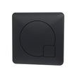 Ceramics Accessories Square Dual Flush Black Push Button