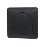 Ceramics Accessories Square Dual Flush Black Push Button