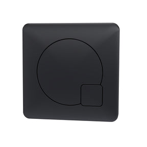 Ceramics Accessories Square Dual Flush Black Push Button