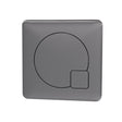 Square Dual Flush Push Button