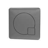 Square Dual Flush Push Button