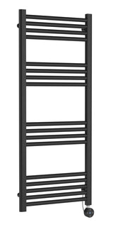Electric Round Tube Towel Rail with 17 Bars, 1200mm x 500mm