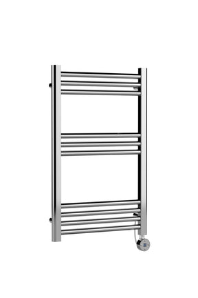 Electric Round Tube Towel Rail with 10 Bars, 800mm x 500mm