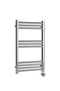 Electric Round Tube Towel Rail with 10 Bars, 800mm x 500mm