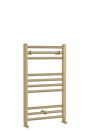 Lorica Straight Towel Radiator with Round Rails 800mm x 500mm