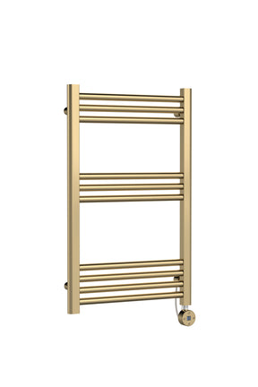 Electric Round Tube Towel Rail with 10 Bars, 800mm x 500mm