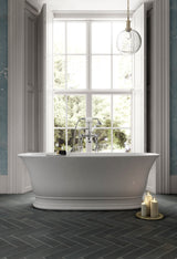Hudson Reed 1555mm Freestanding Bath With Waste
