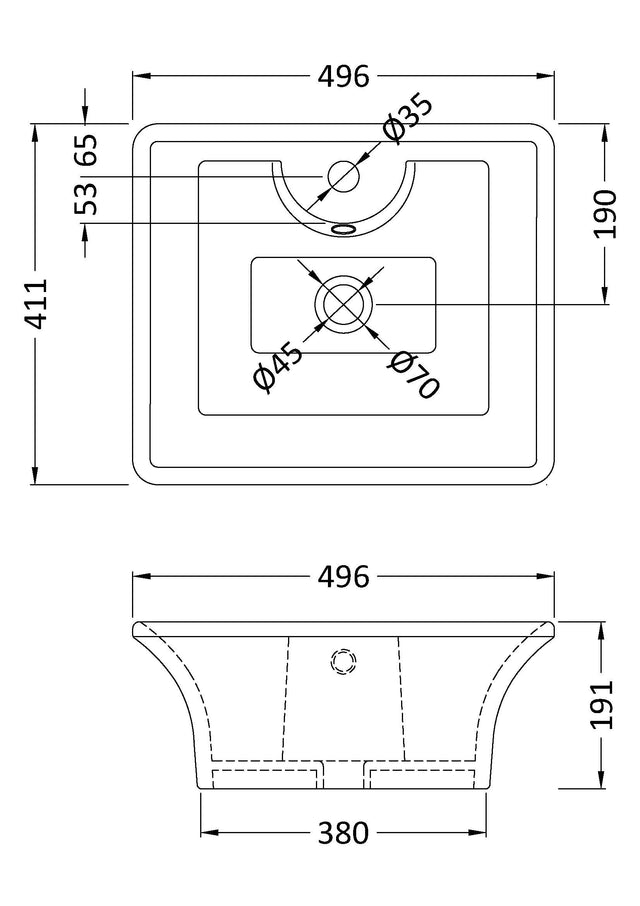 Rectangular Vessel