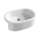 Semi-Recessed Basin 560 x 400 x 185mm