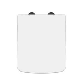 Hudson Reed Square Gloss White Soft Close Toilet Seat