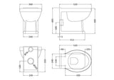 Richmond Back To Wall Pan