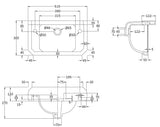 Richmond 515mm Cloakroom Basin